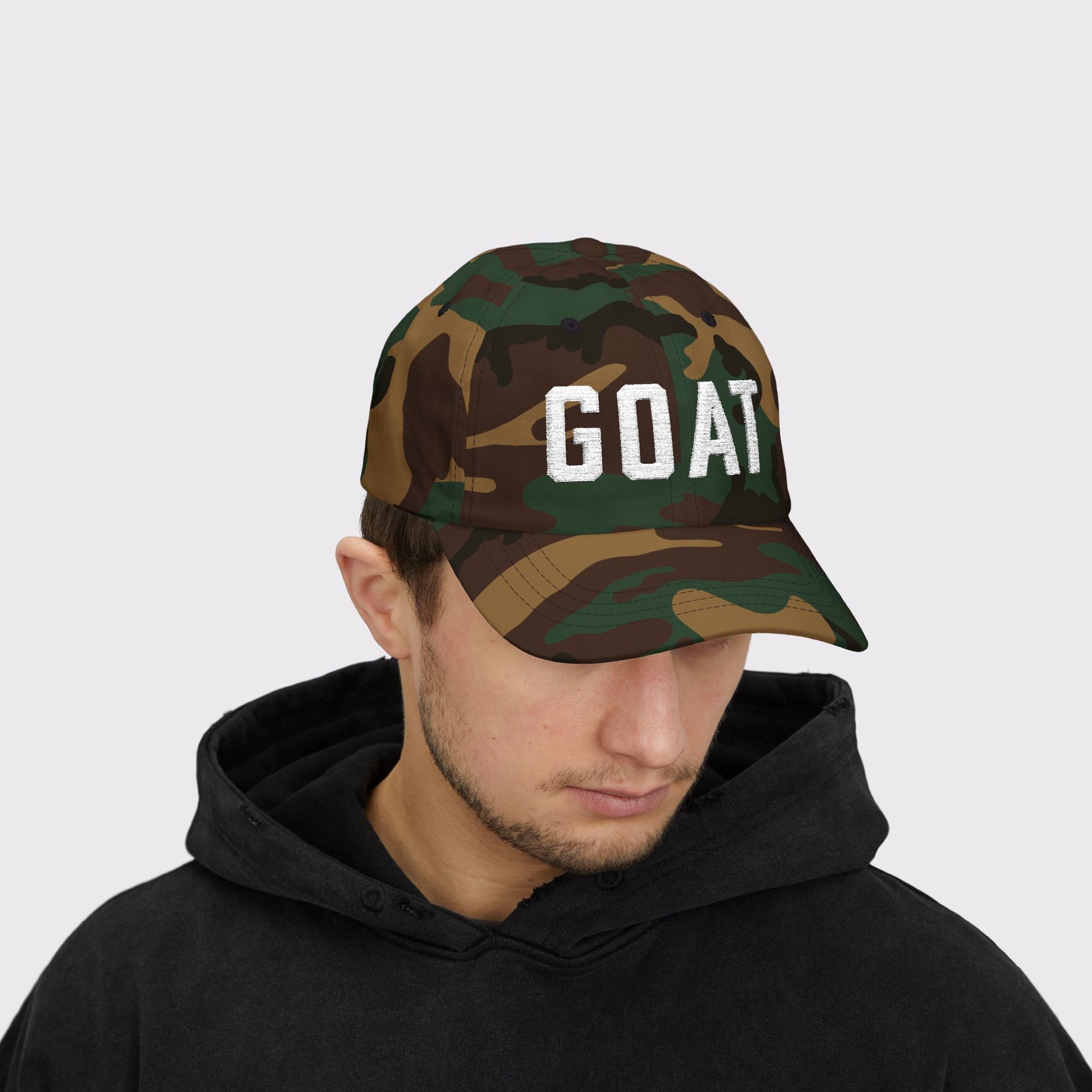 GOAT Camo Dad Cap