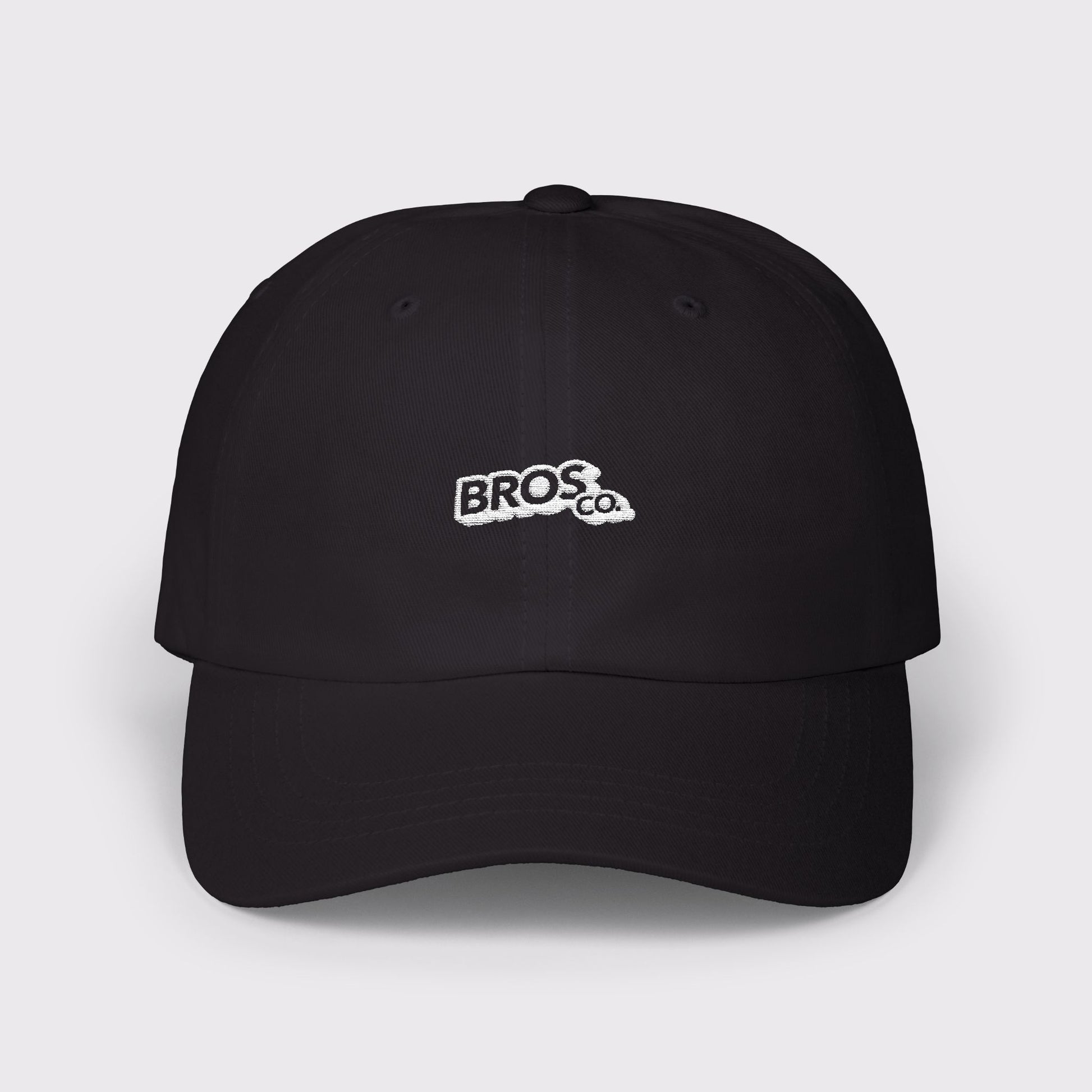 Bros Co Black Dad Cap