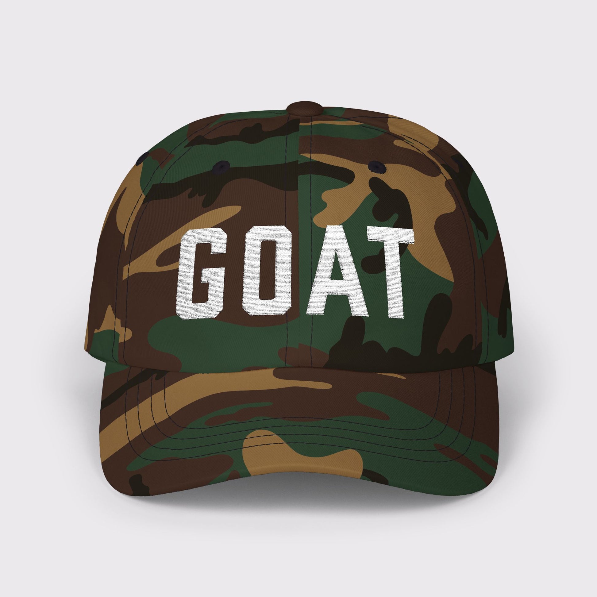 GOAT Camo Dad Cap